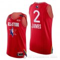 Camiseta Lebron James #2 All Star 2020 Western Conference Rojo