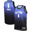Camiseta LeBron James #6 Boston Celtics Nino All Star 2023 Azul