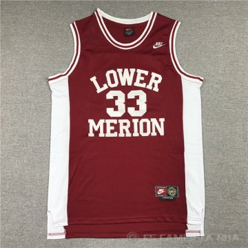Camiseta Lower Merion Kobe Bryant NO 33 Rojo