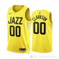 Camiseta Jordan Clarkson #00 Utah Jazz Icon 2022-23 Amarillo