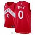Camiseta C.j. Miles #0 Toronto Raptors Earned 2018-19 Rojo
