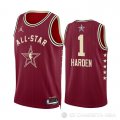 Camiseta James Harden #1 All Star 2024 Los Angeles Clippers Rojo
